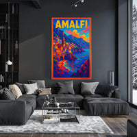 Amalfi Coast Vibrant Seaside Escape Poster