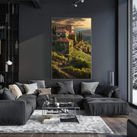 Tuscan Countryside Landscape Wall Art Cultural or Heritage Poster