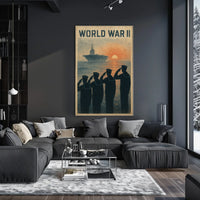 World War Ii Tribute Poster