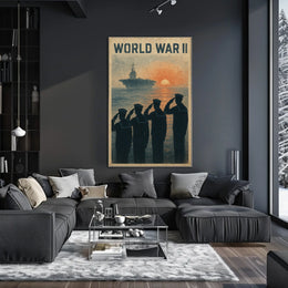 World War Ii Tribute Poster