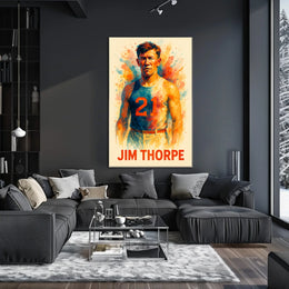 Jim Thorpe Athletic Legend Poster