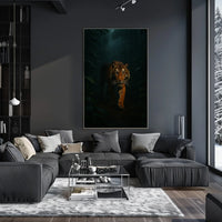 Majestic Tiger in the Jungle Poster