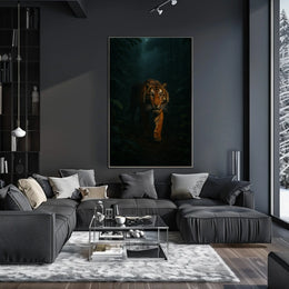Majestic Tiger in the Jungle Poster