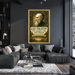 Leo Tolstoy The Passage of Time and Thought Poster PosterGoat