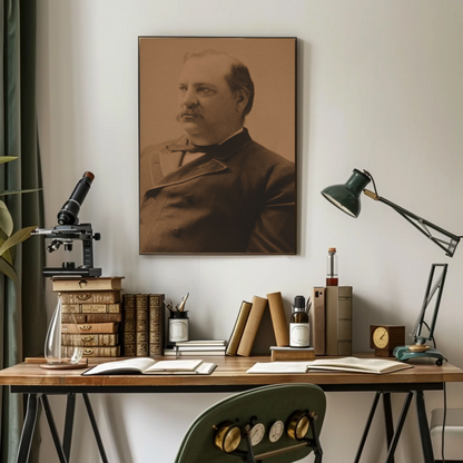 Grover Cleveland 22nd President Sepia Photo
