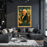 John Adams Historic Patriotic Art Historical or Presidential Poster