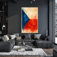 Abstract National Colors Abstract Poster