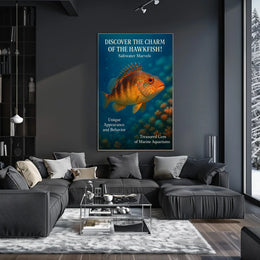 Discover The Charm Of The Hawkfish Poster