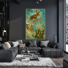 Reindeer Ski Jump Extravaganza Poster