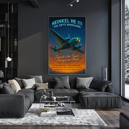 Heinkel He 111 The Skys Vanguard Poster