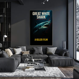 Great White Shark The Oceans Predator Poster PosterGoat