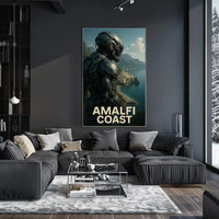 Amalfi Coast Poster 18x24 Museum Quality Art Print Decor
