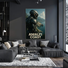 Amalfi Coast Poster 18x24 Museum Quality Art Print Decor