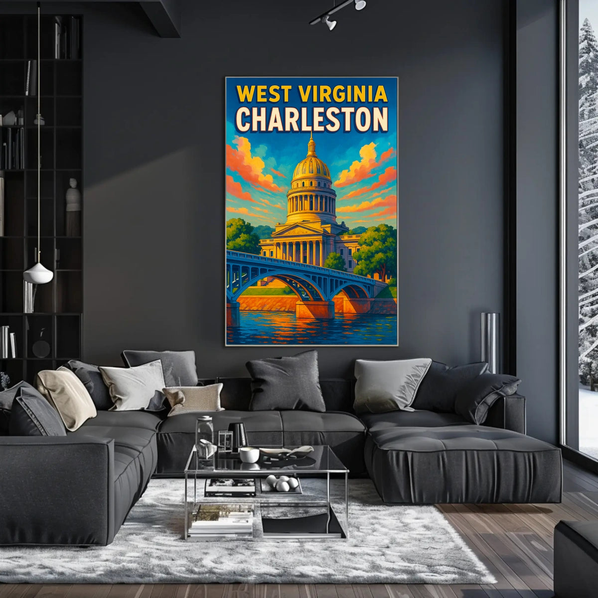 Charleston, West Virginia Poster