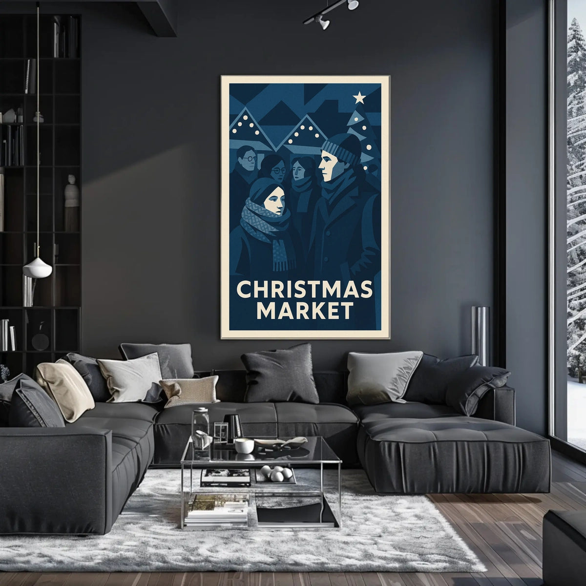Christmas Market Celebration Poster