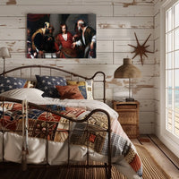 Baroque Masterpiece Scene Historical or Presidential Poster