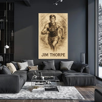 Jim Thorpe Athletic Legend Poster