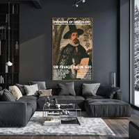 Sir Francis Bacon Historical Educational Poster