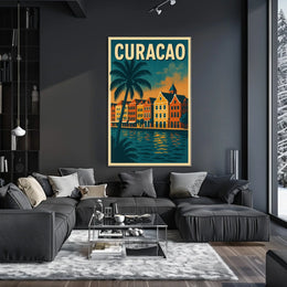 Curacao Travel Poster