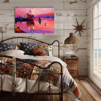 Sunset Harbor Serenity Poster