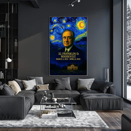 Franklin D. Roosevelt 32nd President of the United States Presidential Masterpiece Series Poster