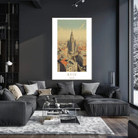 Kyiv Cityscape Poster PosterGoat