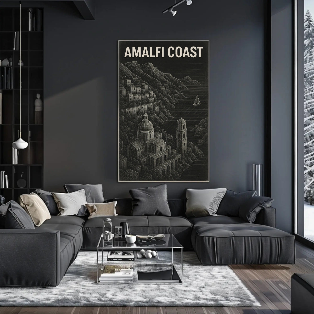 Amalfi Coast A Scenic Escape Poster
