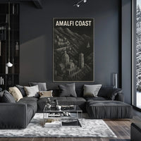 Amalfi Coast A Scenic Escape Poster