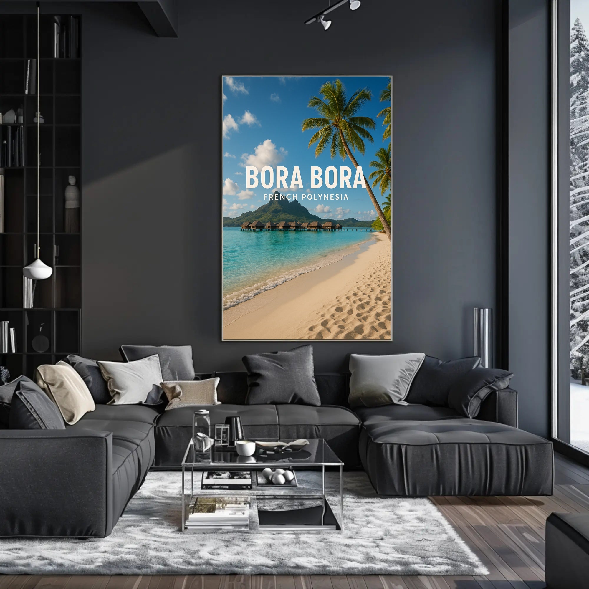 Bora Bora Tropical Paradise Travel Poster PosterGoat