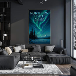 Northern Lights Alaska Poster PosterGoat
