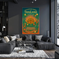 Thailand's Rich Culture Vintage Travel Poster