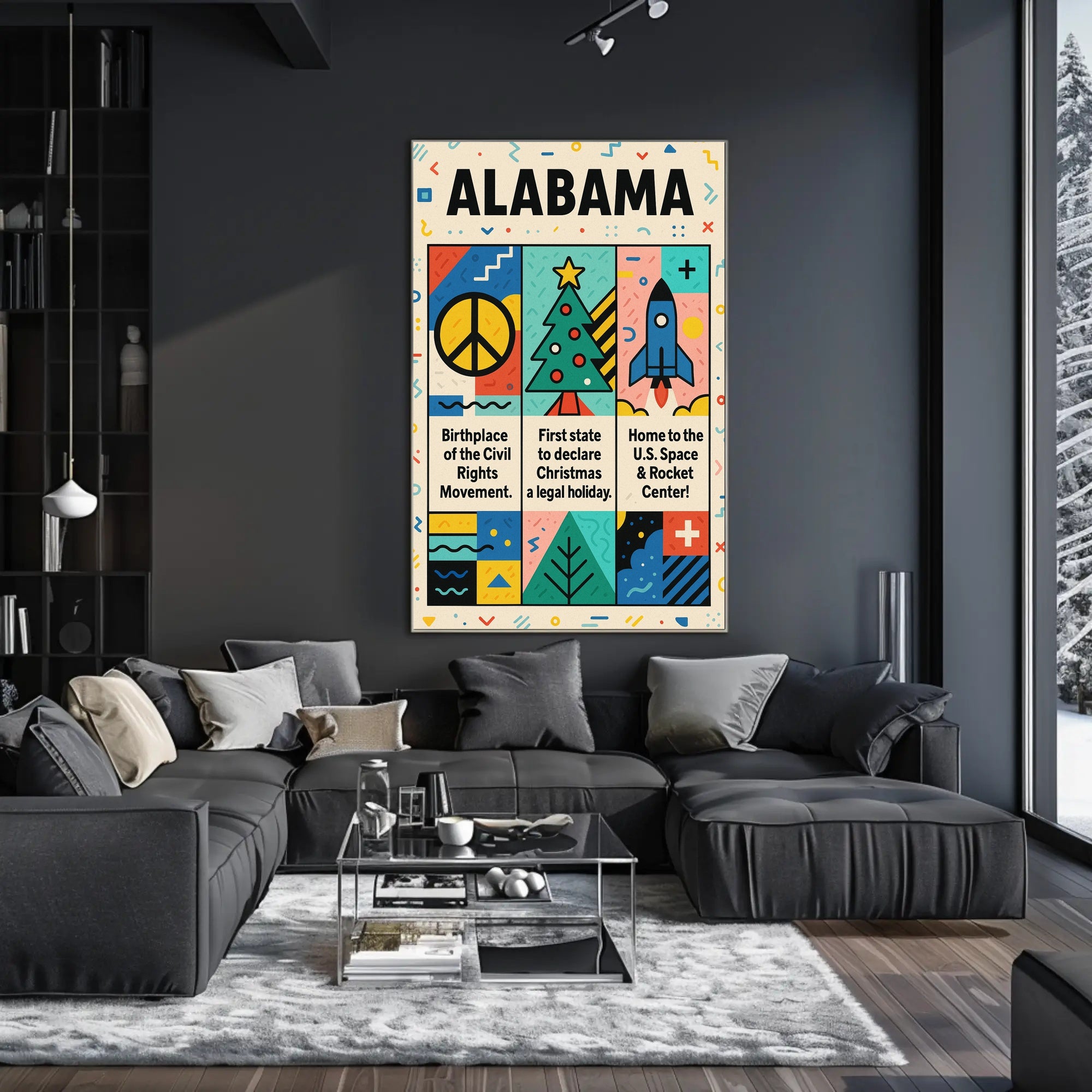 Discover Alabama Poster