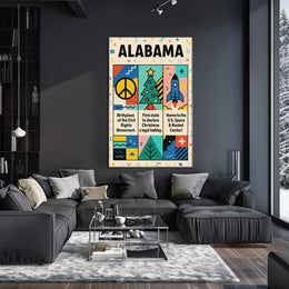 Discover Alabama Poster