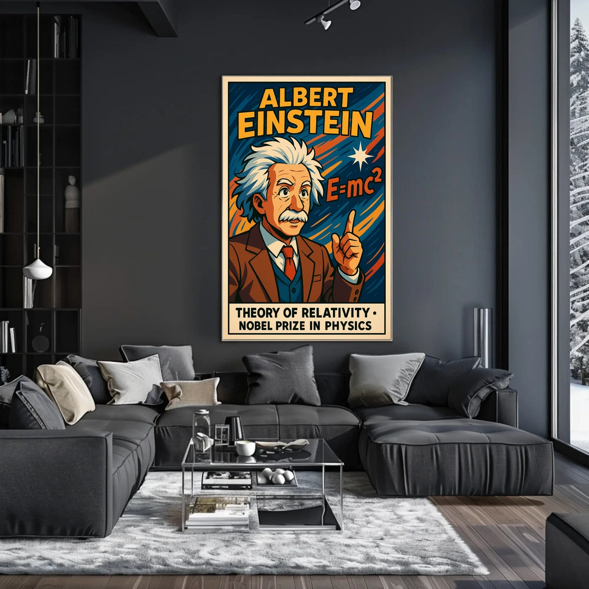 Albert Einstein Theory Of Relativity Poster