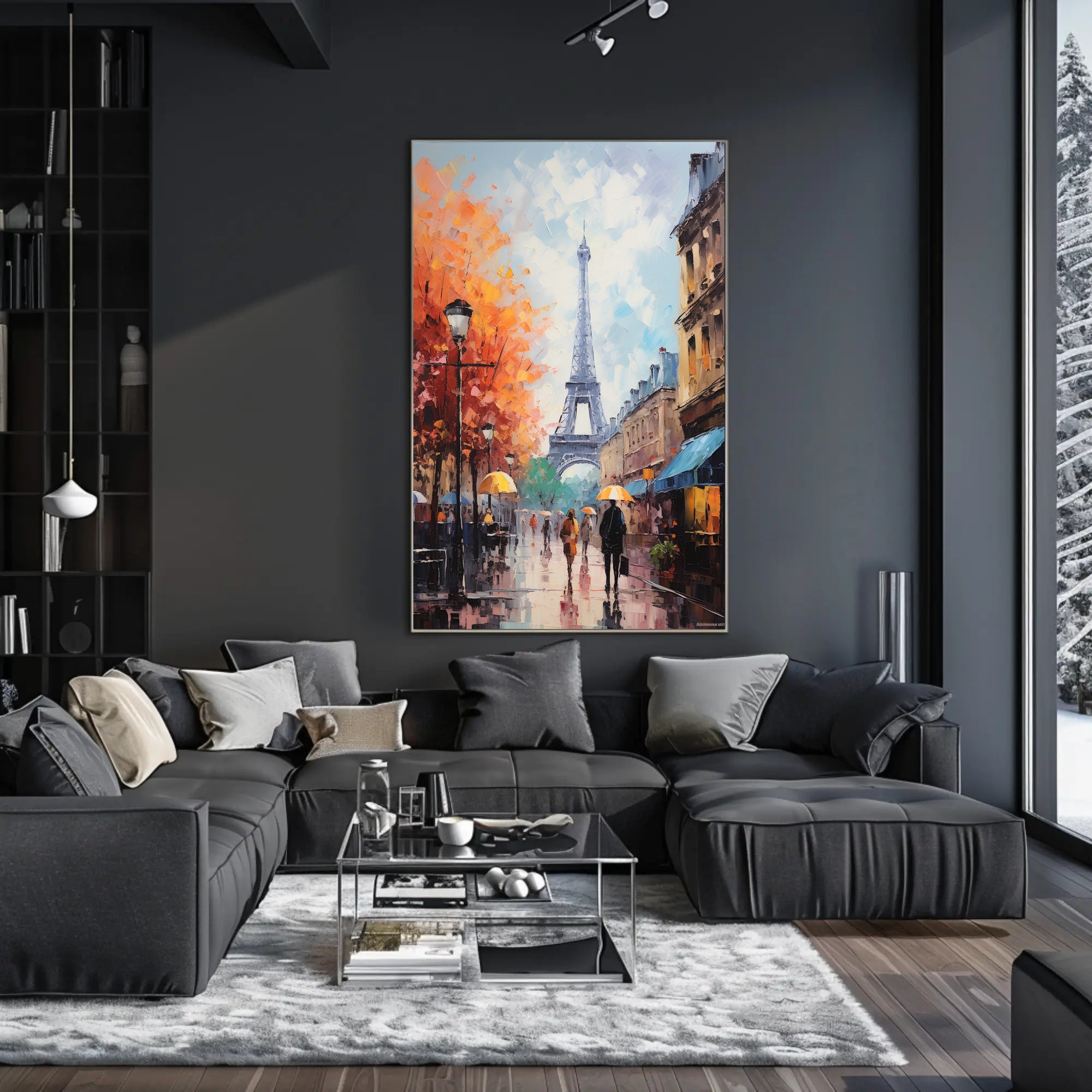 Autumn In Paris Poster