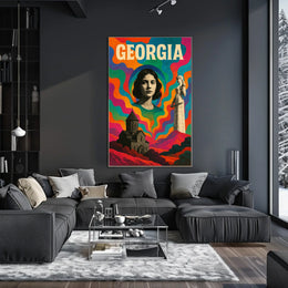 Georgia A Vibrant Tribute Poster
