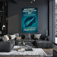 Shockingly Powerful Electric Eel Poster