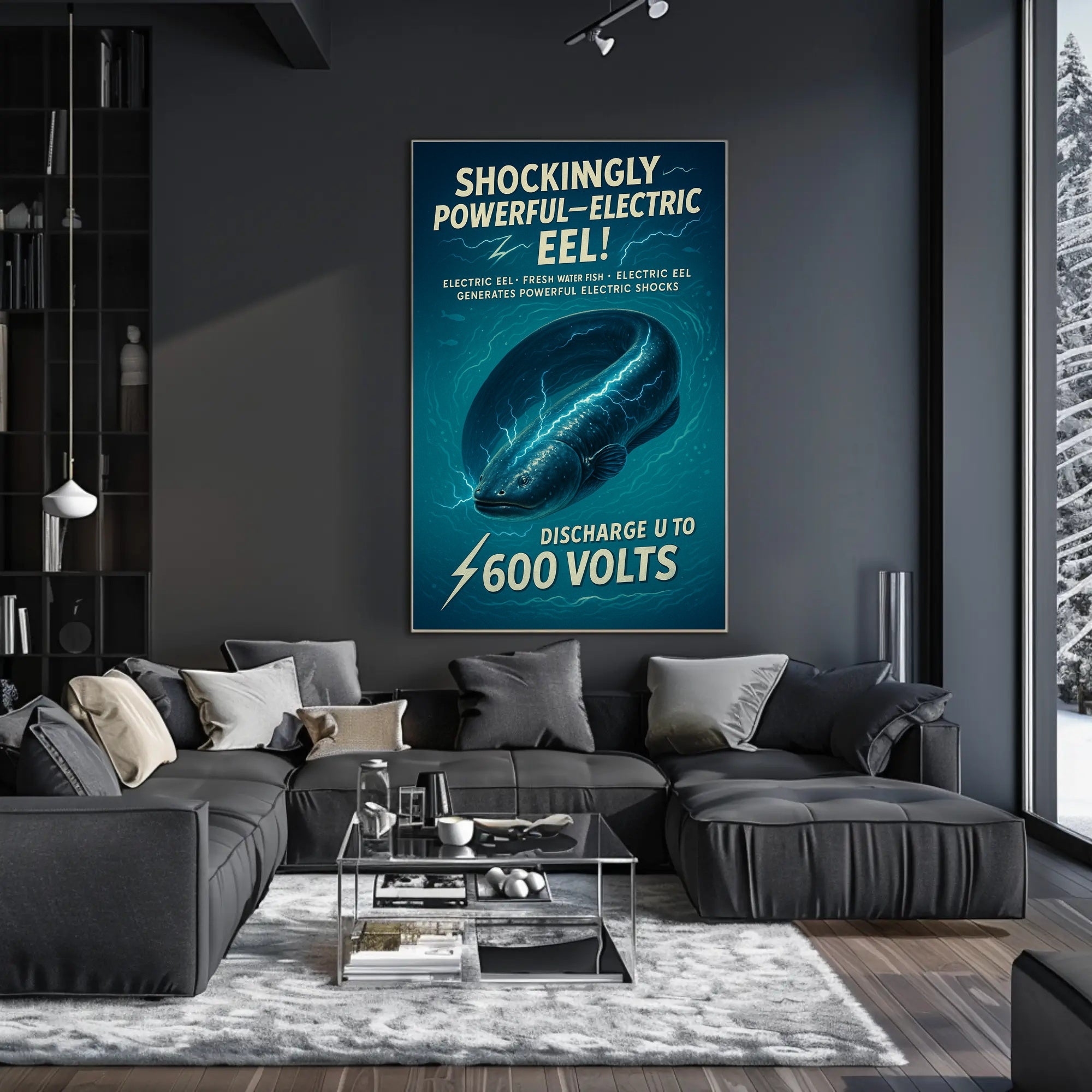Shockingly Powerful Electric Eel Poster