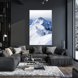 Majestic Winter Peaks Poster