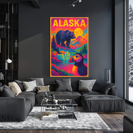 Alaska Wildlife Wonders Poster