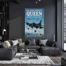 B-17 Flying Fortress Queen Poster