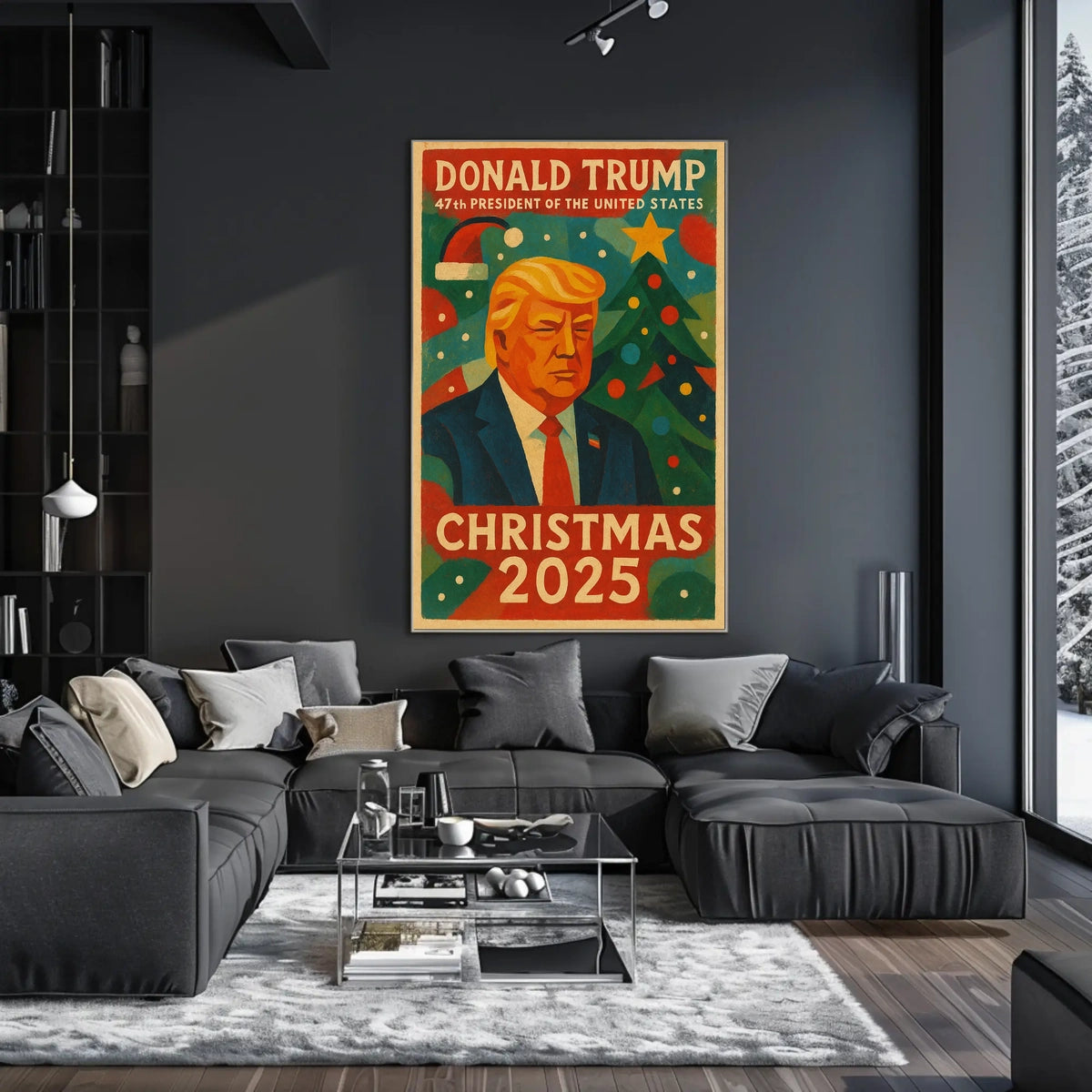 Donald Trump Christmas 2025 Political or Propaganda Poster