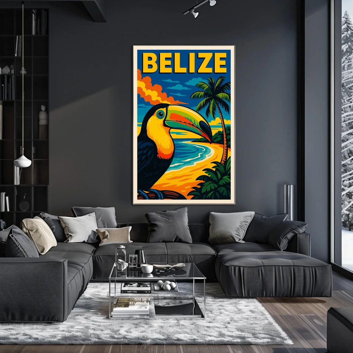 Belize Tropical Paradise Poster