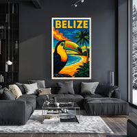 Belize Tropical Paradise Poster