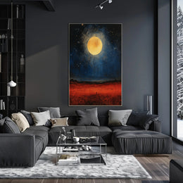 Celestial Nightscape Poster