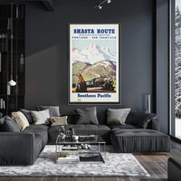 Shasta Route Travel Poster PosterGoat