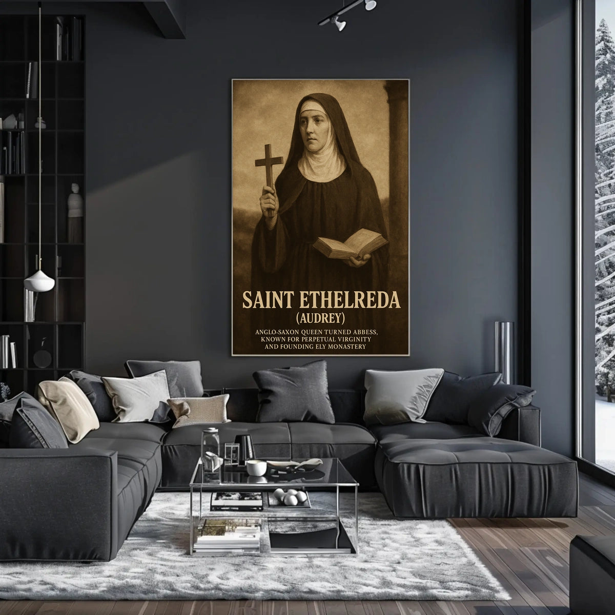 Saint Etheldreda (Audrey) Poster