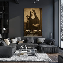 Saint Etheldreda (Audrey) Poster