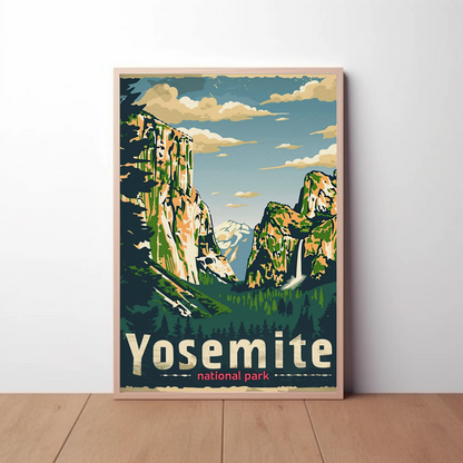 Yosemite National Park El Capitan Travel Poster