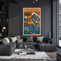 Madagascar Wildlife Adventure Poster